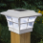 White Prestige Solar Post Cap Light White Prestige Solar Post Cap Light